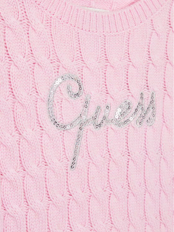 Guess Guess Трикотажна сукня K2BK02 Z2V70 Рожевий Regular Fit