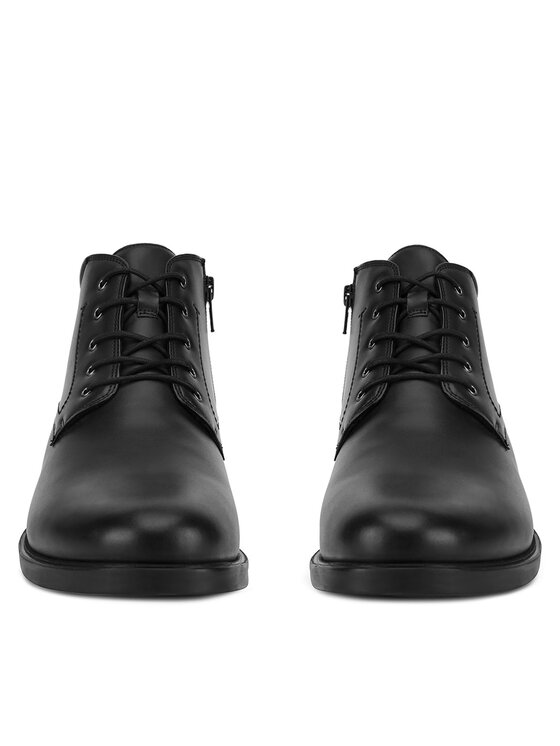 Lanetti Lanetti Schnürschuhe DURAIN-03S MI08 Schwarz