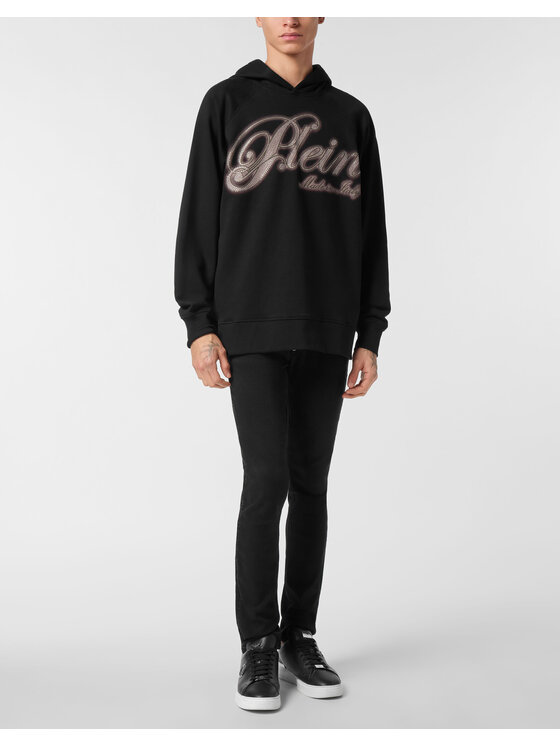 PHILIPP PLEIN PHILIPP PLEIN Bluza 26933 Czarny Regular Fit