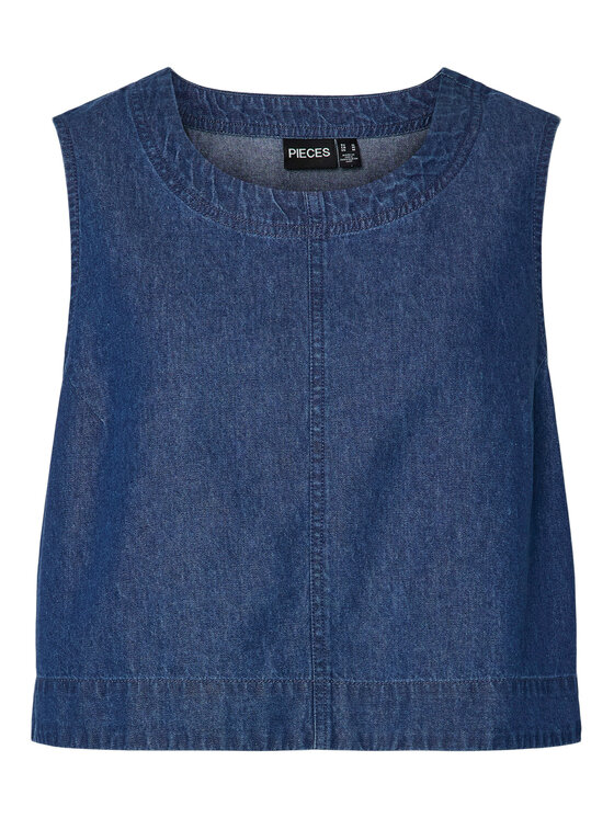 Pieces Pieces Top Tenim 17157936 Bleumarin Regular Fit