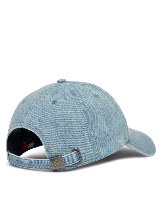 Tommy Jeans Tommy Jeans Kepurė su snapeliu Tjm Heritage Denim Cap AM0AM14204 Mėlyna