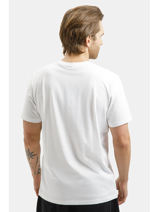 Cross Jeans Cross Jeans T-Shirt 16161-008 Biały Regular Fit