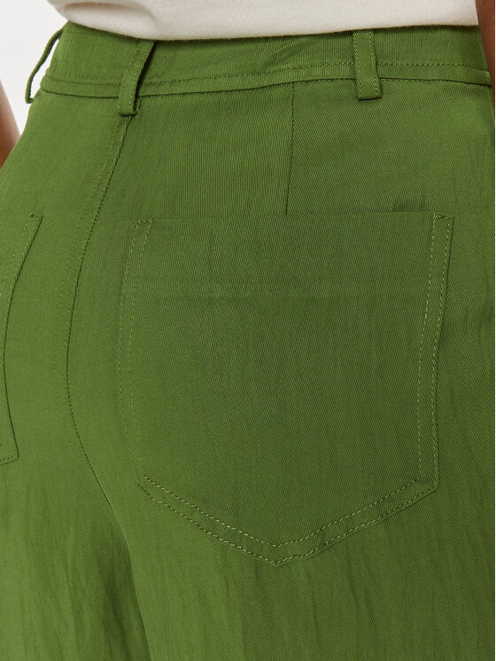 United Colors Of Benetton United Colors Of Benetton Spodnie materiałowe 47OZDF06F Zielony Regular Fit