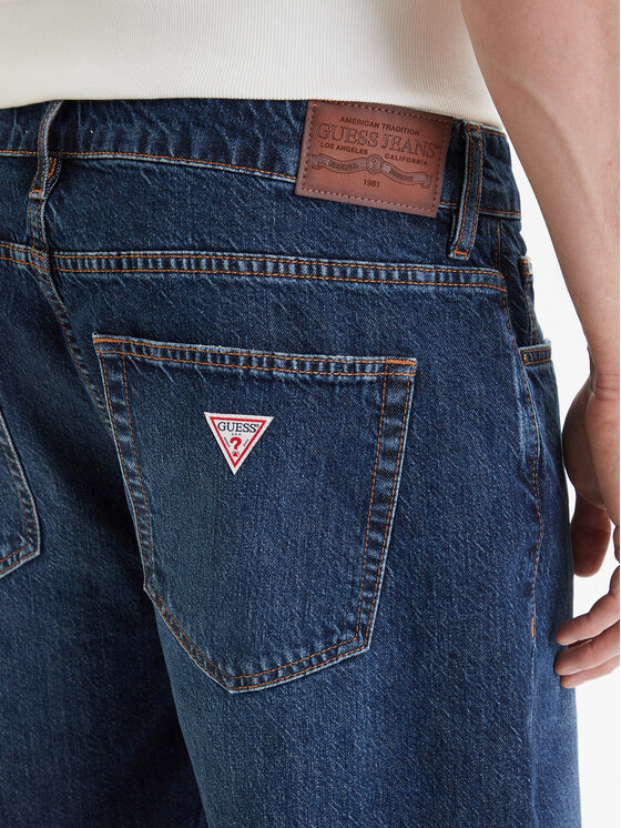 Guess Jeans Guess Jeans Дънкови шорти M6GD37 D5M5U Син Relaxed Fit