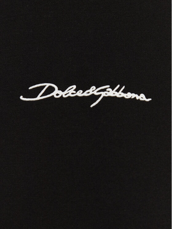 Dolce&Gabbana Dolce&Gabbana T-krekls G8RN8Z G7NUB Melns Regular Fit