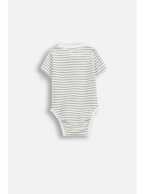 Coccodrillo Coccodrillo Body dziecięce WC6112201IBN-003 Kremowy Regular Fit