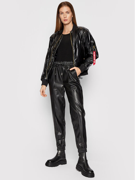 Alpha Industries Alpha Industries Bunda bomber Ma-1 128001MF Černá Oversize