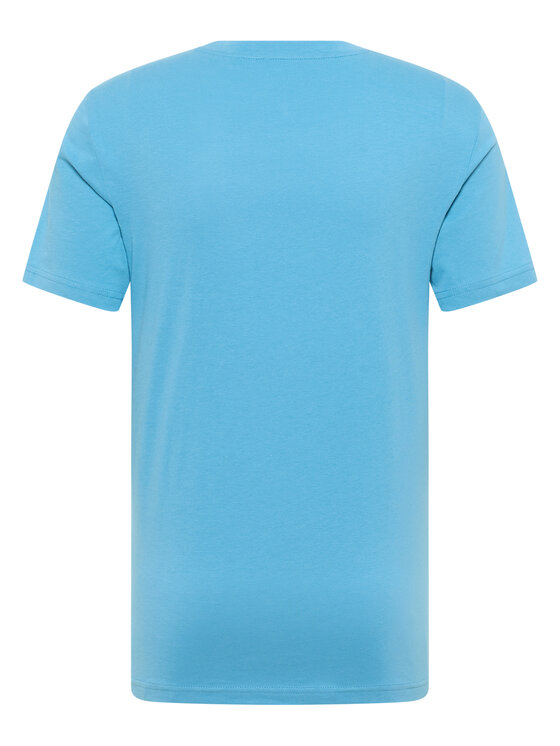 Mustang Mustang T-Shirt Style Austin Niebieski Regular Fit
