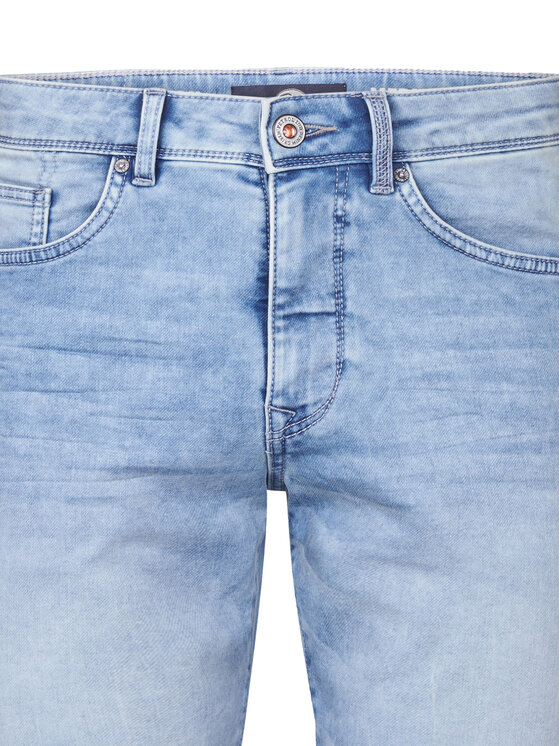Petrol Industries Petrol Industries Szorty jeansowe M-ROS-SHO001 Niebieski Slim Fit
