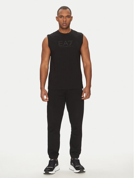 EA7 Emporio Armani EA7 Emporio Armani Tank top 7M000223 AF10375 UC001 Czarny Regular Fit