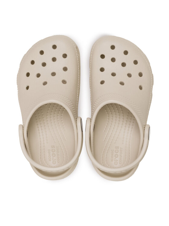 Crocs Crocs Pantoletten Classic Clog T 206990 Beige