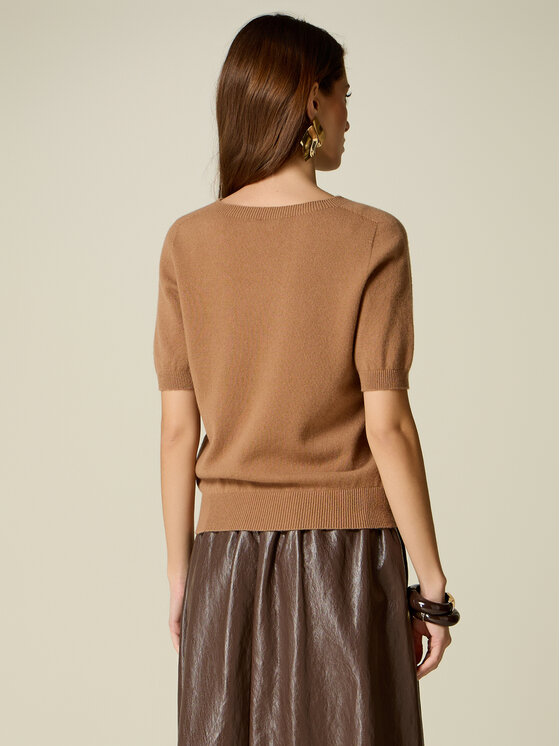 Oltre Oltre Maglione M279J005532N012 Crema Regular Fit