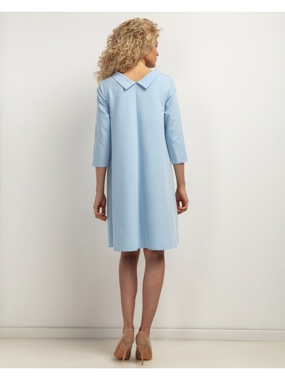 Tessita Tessita Koktejlové šaty SUKIENKA_T442 _9_M Světle modrá Loose Fit