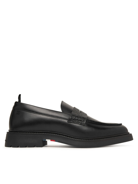 Tommy Hilfiger Tommy Hilfiger Loafersy Corporate Casual FM0FM05968 Czarny