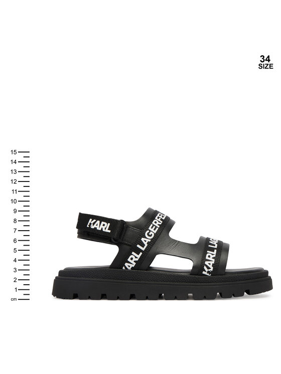 KARL LAGERFELD KARL LAGERFELD Босоніжки Z31176 M Чорний