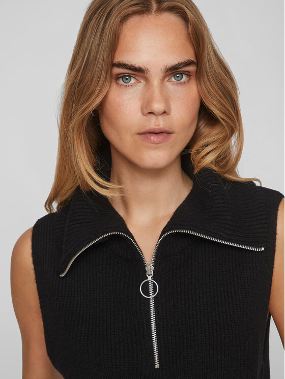 Vila Vila Светр 14084214 Чорний Regular Fit