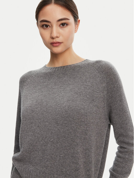 Marella Marella Pulover Spider 2523366354 Gri Oversize