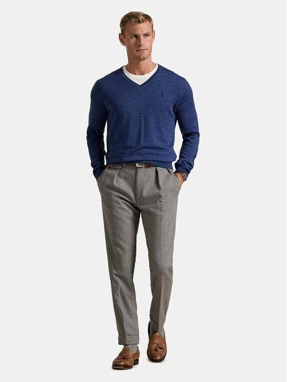 Polo Ralph Lauren Polo Ralph Lauren Sweater 710946142006 Sötétkék Slim Fit