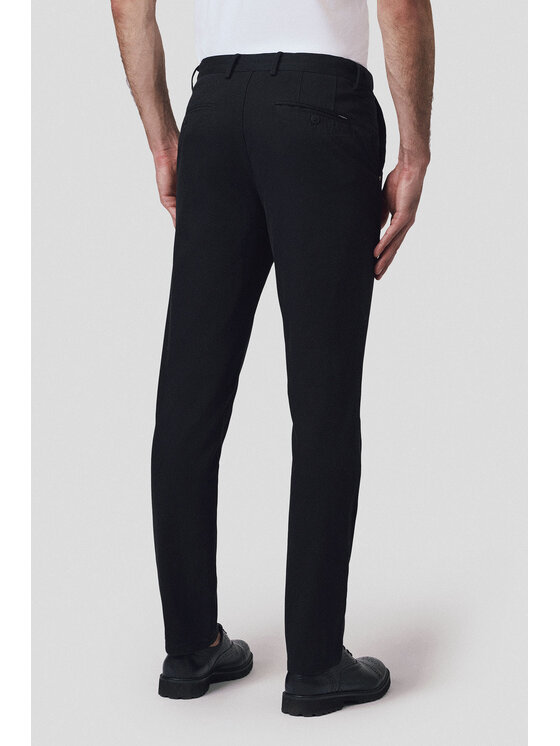 Lancerto Lancerto Chinosy Mikkeli SP082125000007 Czarny Regular Fit