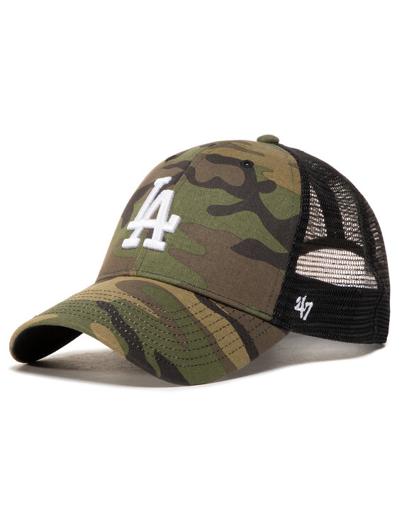 47 Brand 47 Brand Cappellino Mlb Los Angeles Dodgers Branson B-CBRAN12GWP-CMD Verde