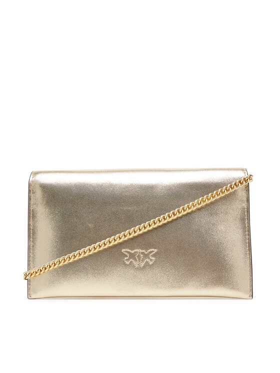PINKO PINKO Torbica Flat Purse Mini AI 25-26 PCPL 105347 A2O9 Zlatna