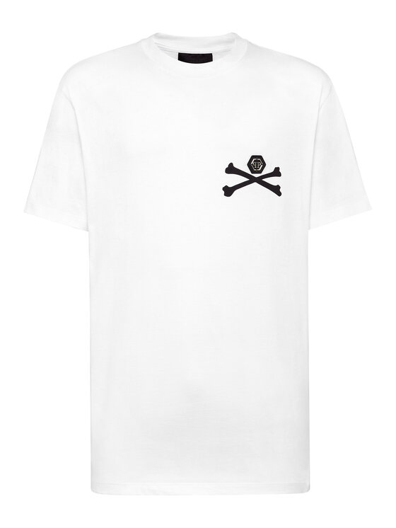 PHILIPP PLEIN PHILIPP PLEIN T-Shirt 6079 Bílá Regular Fit