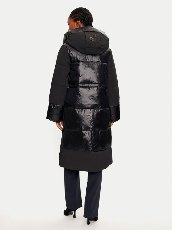 Rinascimento Rinascimento Пухено яке CFC0118319003 Черен Regular Fit