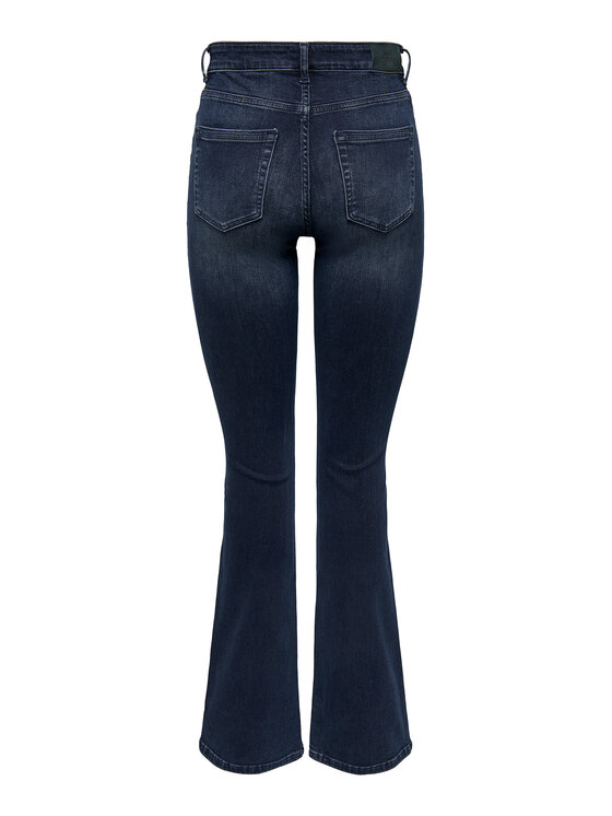 ONLY ONLY Jeans hlače Blush 15233833 Mornarsko modra Flared Fit