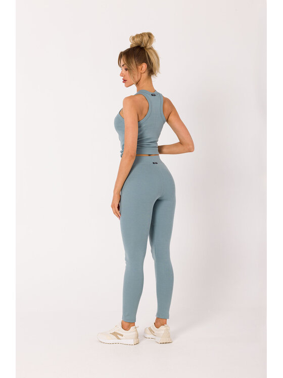 Made of Emotion Made of Emotion Legginsy M734 Szary Premium Fit