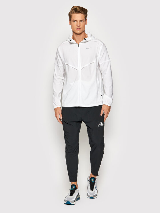 Veste imperméable de running windrunner blanc gris homme - Nike