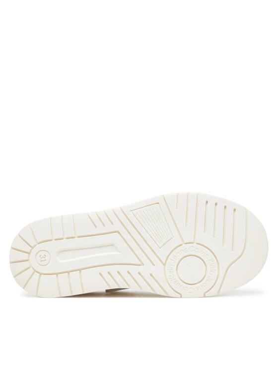 Calvin Klein Jeans Calvin Klein Jeans Snīkeri Low Cut Lace-Up V3A9-82015-1355A M Balts