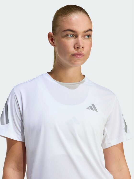 adidas adidas Koszulka techniczna 158728 Biały Regular Fit