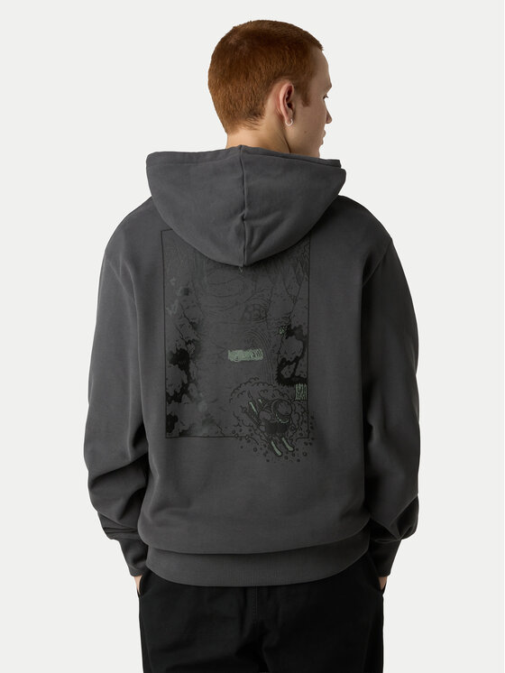 The North Face The North Face Mikina Powder Days NF0A8E4G Sivá Relaxed Fit
