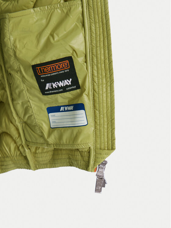 K-Way K-Way Sportski prsluk Viole K3122IW Zelena Slim Fit