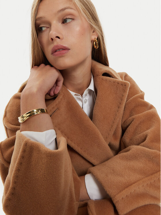 Marella Marella Вълнено палто Dede 2423016082 Кафяв Regular Fit