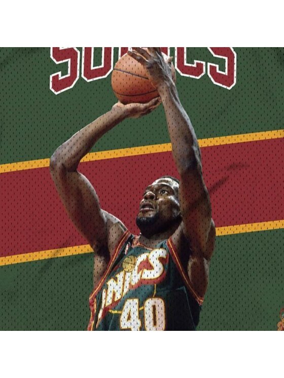 Mitchell & Ness Mitchell & Ness Tank top Seattle Supersonics Shawn Kemp Zielony Standard Fit