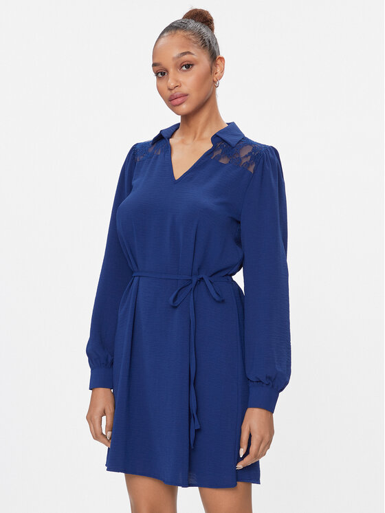 JDY Rochie de zi 15308123 Albastru Regular Fit