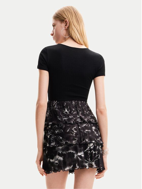 Desigual Desigual Rochie de zi San Francisco 24SWVK23 Negru Regular Fit