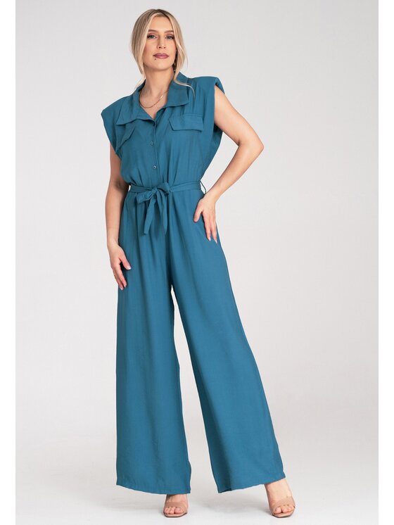FIGL FIGL Overal M1176 Modrá Regular Fit