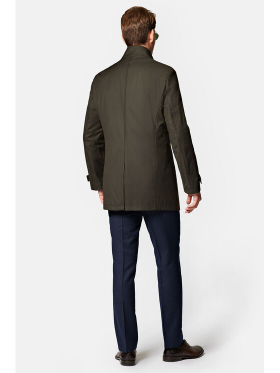 Lancerto Lancerto Płaszcz przejściowy Campos PC131223000008 Zielony Regular Fit