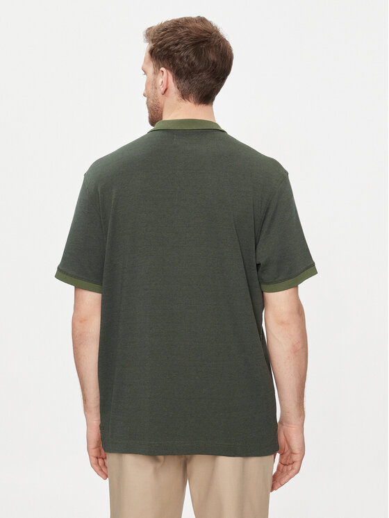 Wrangler Wrangler Polo 112350410 Zielony Regular Fit