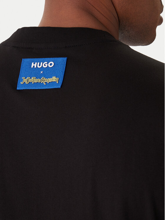 HUGO HUGO T-Shirt Nuley JJK 50554841 Czarny Relaxed Fit