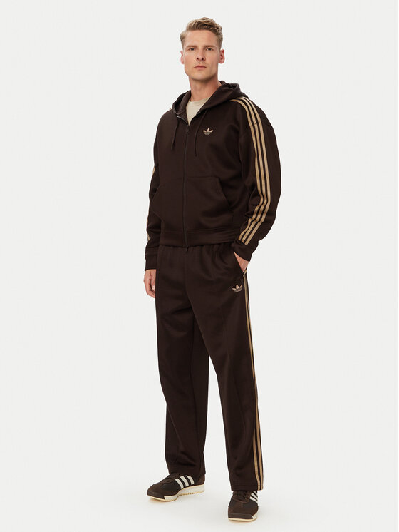 adidas adidas Pulóver adicolor Spacer KS7426 Sötétbarna Oversize