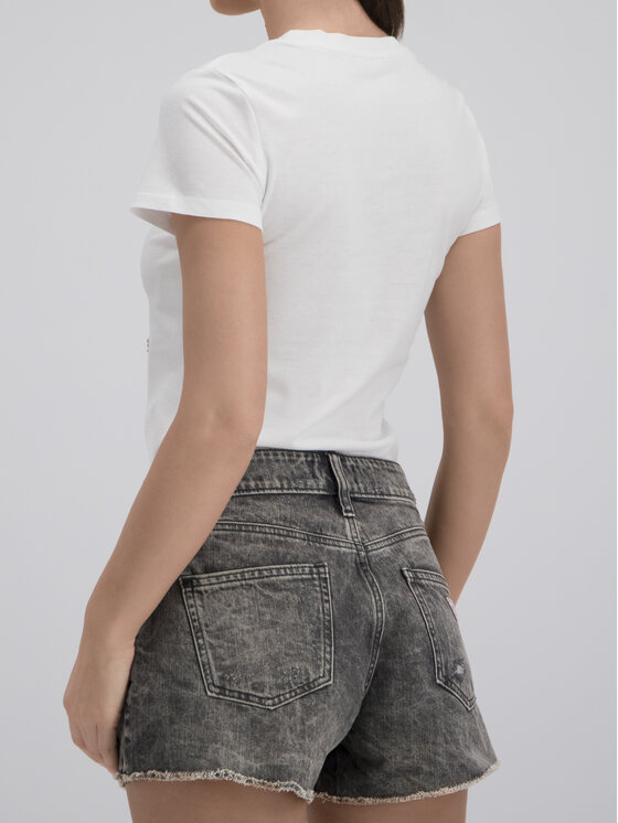 Guess Guess T-Shirt W92I59 K75R0 Weiß Slim Fit