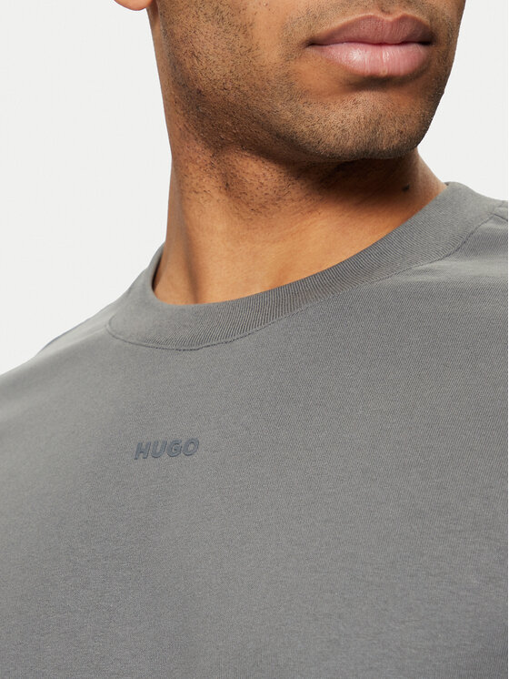 HUGO HUGO Тишърт Dapolino 50488330 Сив Relaxed Fit