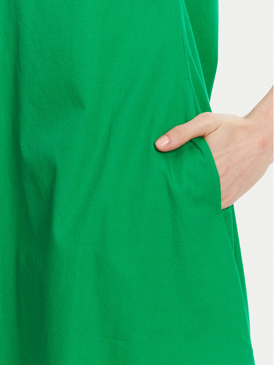 Selmark Selmark Лятна рокля BL495 Зелен Regular Fit