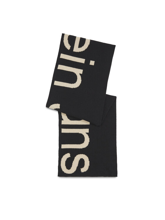 Calvin Klein Jeans Calvin Klein Jeans Šal Logo Scarf K60K611263 Crna