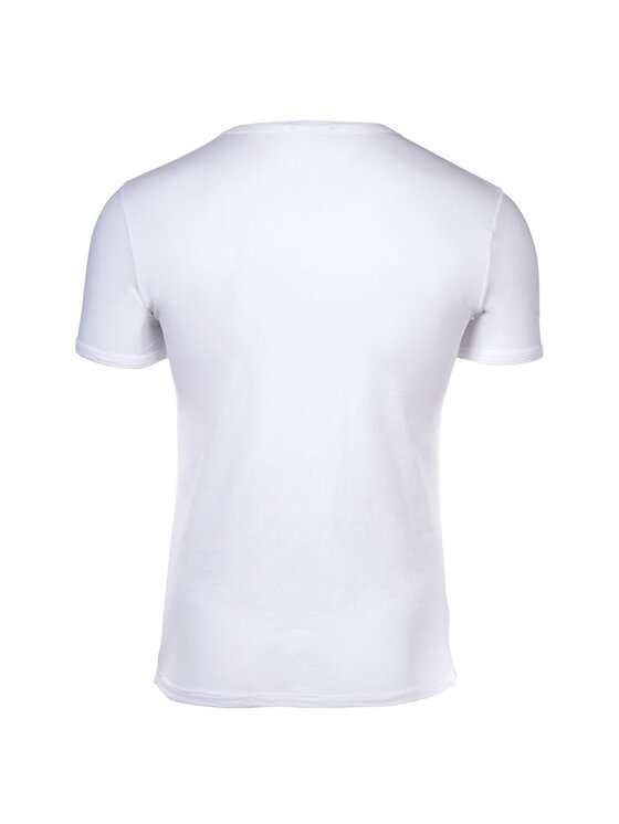 Versace Versace T-Shirt 26512 Biały Slim Fit