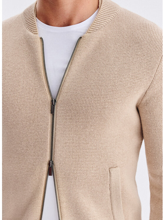 Pako Lorente Pako Lorente Kardigan P25WF-2X-035 Beżowy Classic Fit