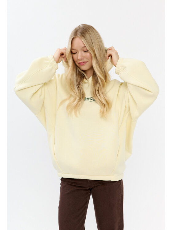 Mirons Mirons Bluza soft Beżowy Oversize